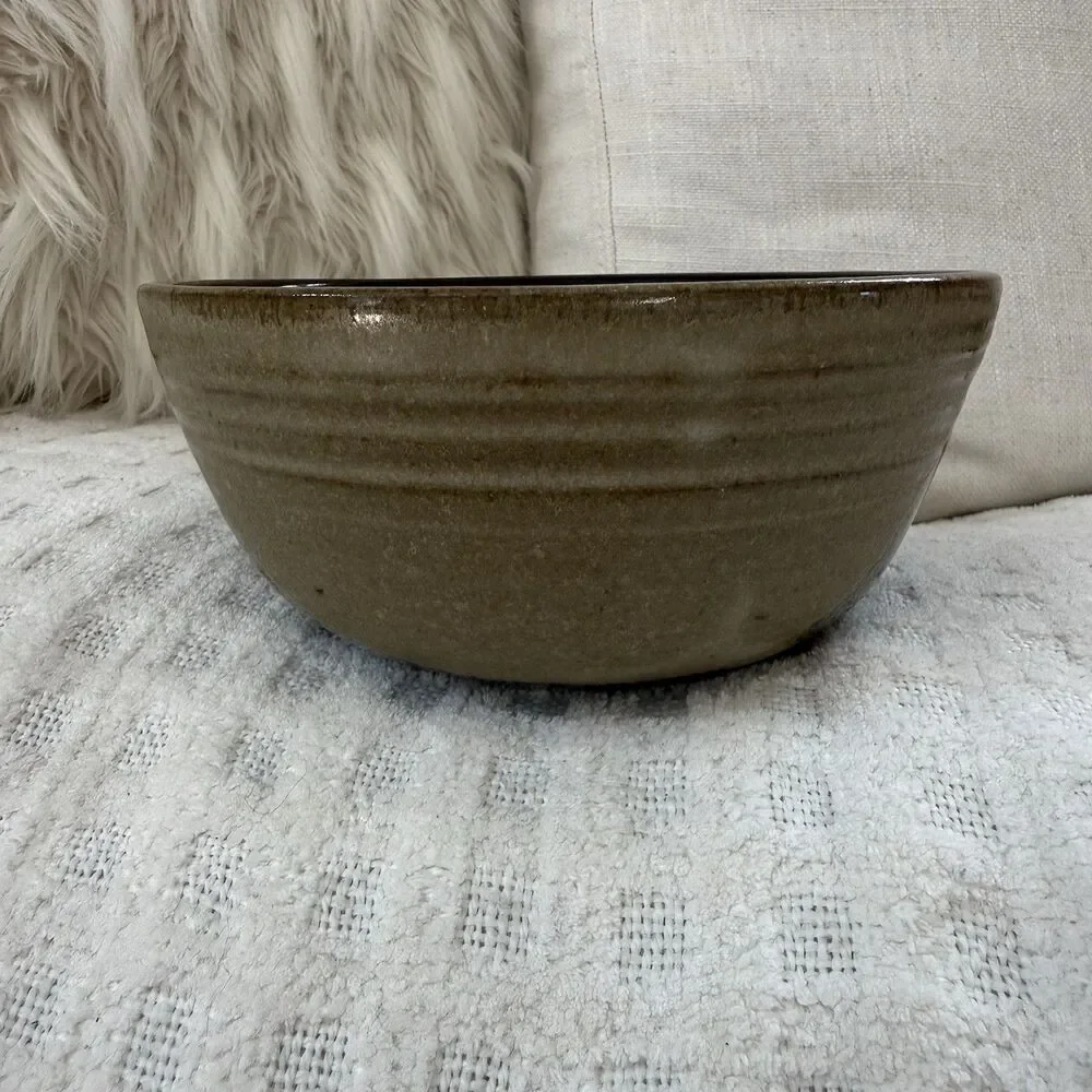 Sommerville Pottery Bowl Set of 3 Hand Thrown Studio Pulteney NY Glazed Neutral